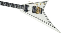 Jackson Pro Rhoads RR3 EB Guitarra Eléctrica Ivory with Black Pinstripes 7