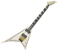 Jackson Pro Rhoads RR3 EB Guitarra Eléctrica Ivory with Black Pinstripes 9