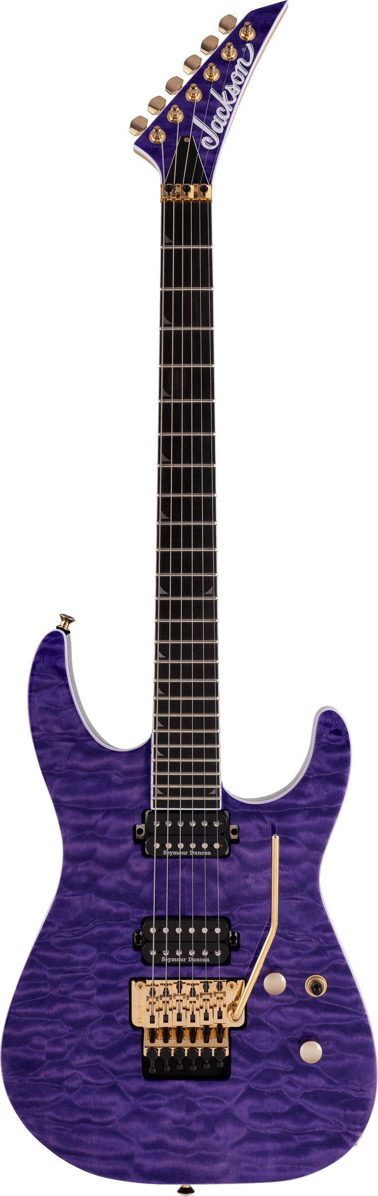 Jackson Pro Soloist SL2Q MAH EB Guitarra Eléctrica Transparent Purple 1