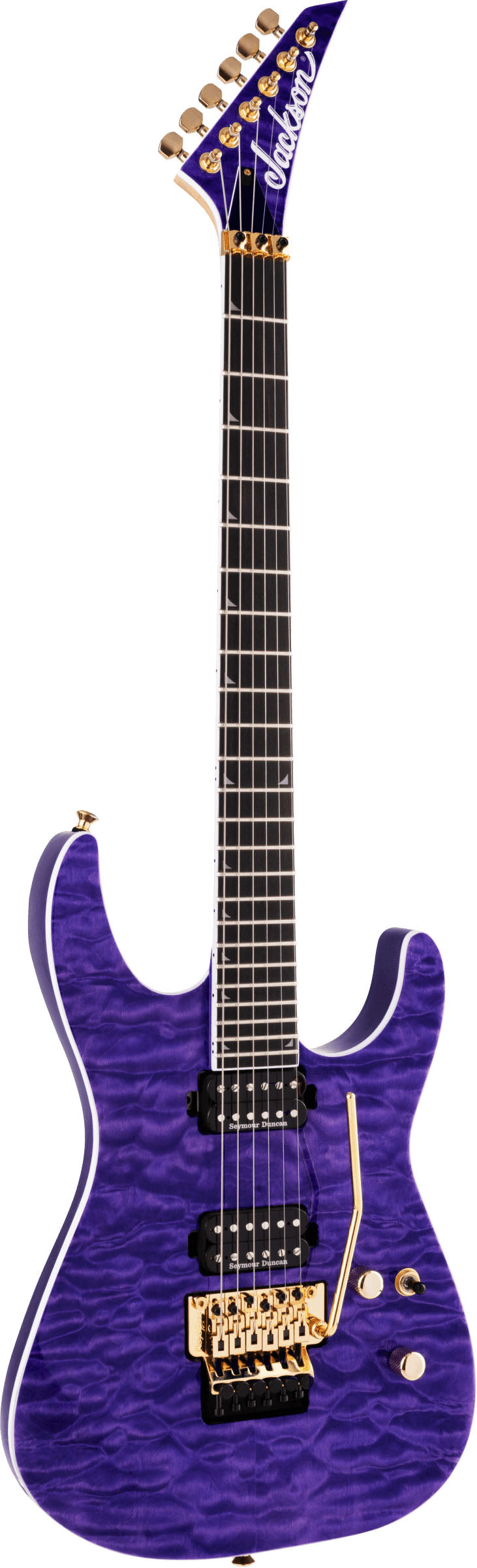 Jackson Pro Soloist SL2Q MAH EB Guitarra Eléctrica Transparent Purple 2