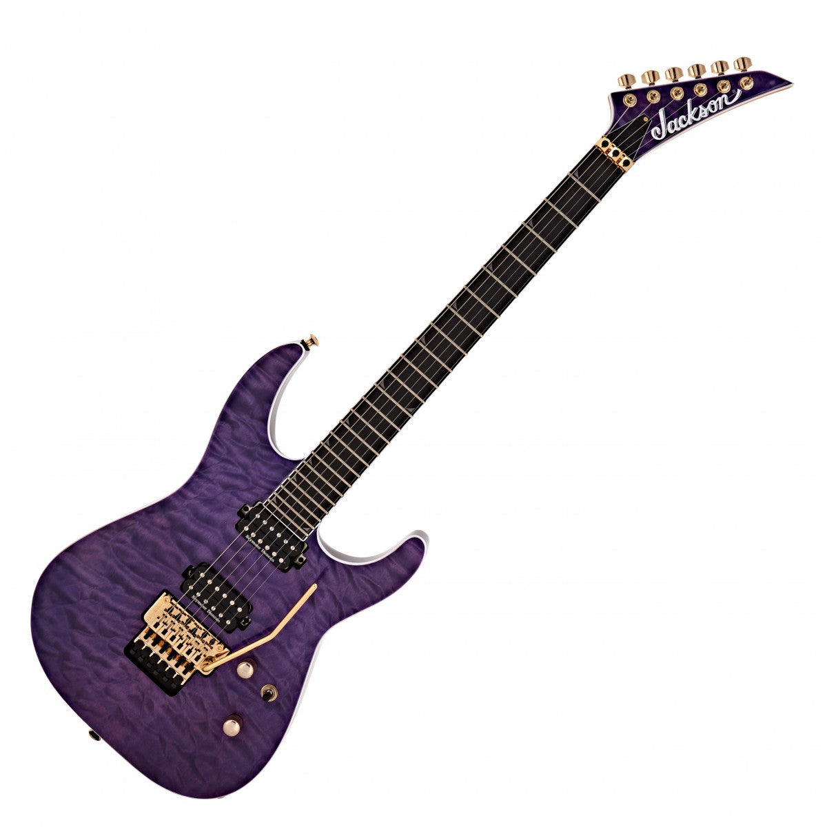 Jackson Pro Soloist SL2Q MAH EB Guitarra Eléctrica Transparent Purple 9