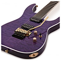 Jackson Pro Soloist SL2Q MAH EB Guitarra Eléctrica Transparent Purple 12