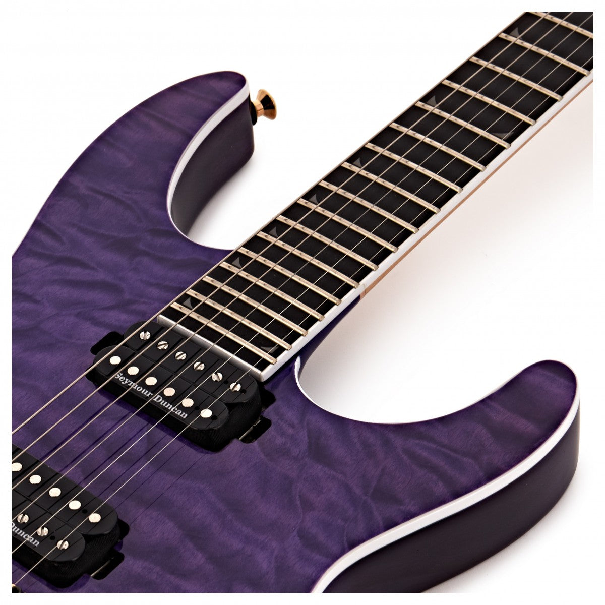 Jackson Pro Soloist SL2Q MAH EB Guitarra Eléctrica Transparent Purple 13