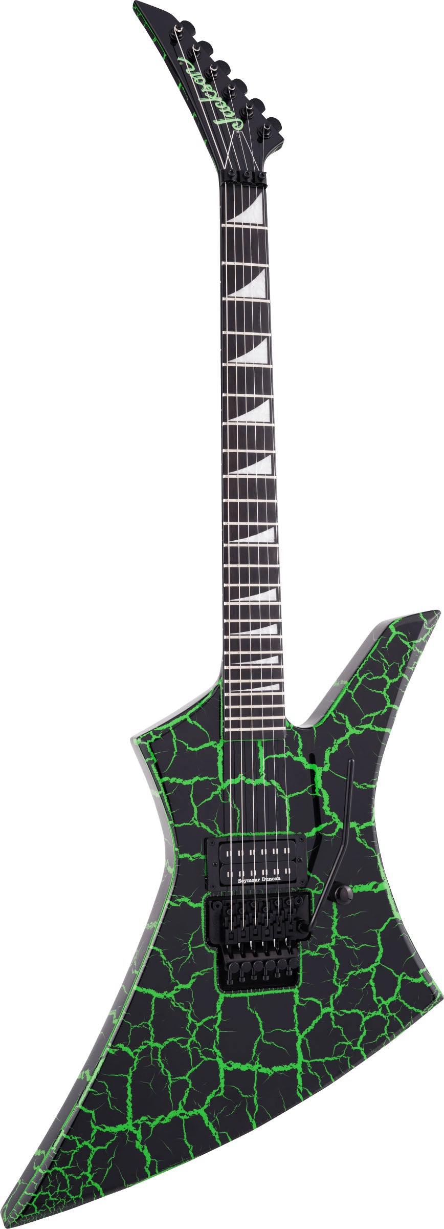 Jackson Pro Signature Brandon Ellis Kelly EB Guitarra Eléctrica Green Crackle 2