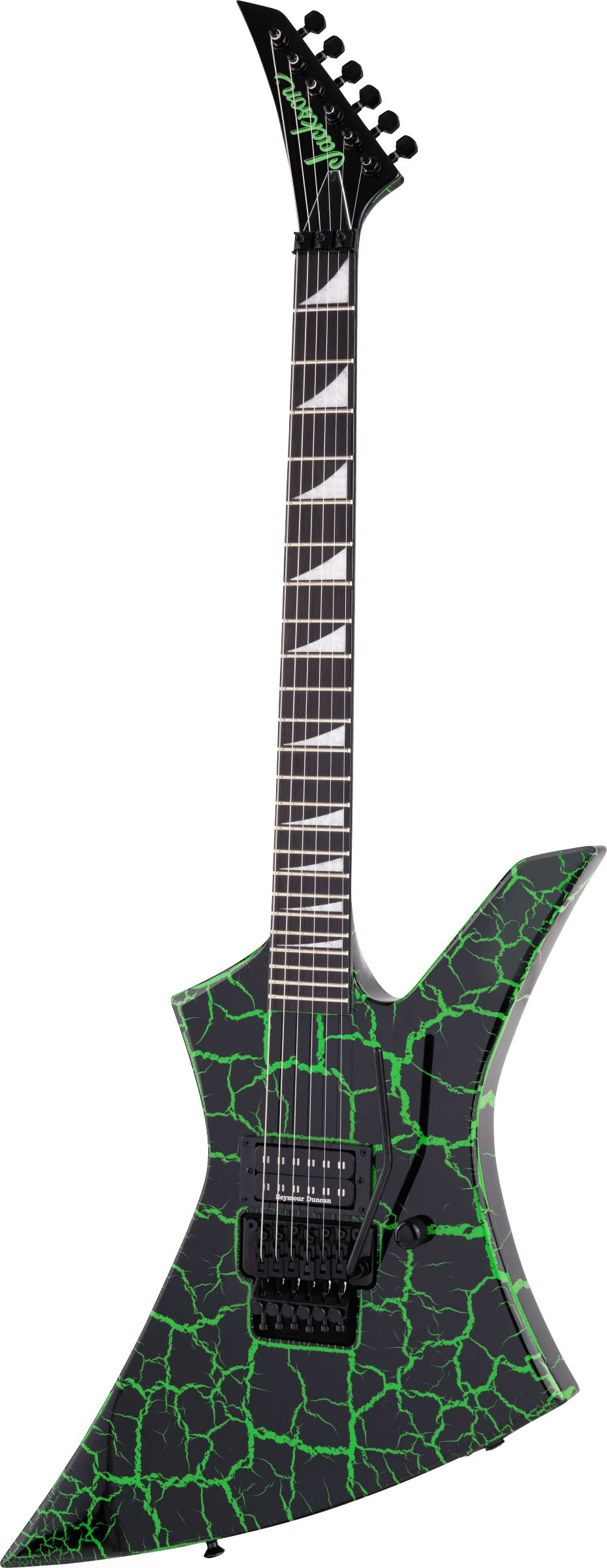 Jackson Pro Signature Brandon Ellis Kelly EB Guitarra Eléctrica Green Crackle 3