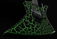 Jackson Pro Signature Brandon Ellis Kelly EB Guitarra Eléctrica Green Crackle 16