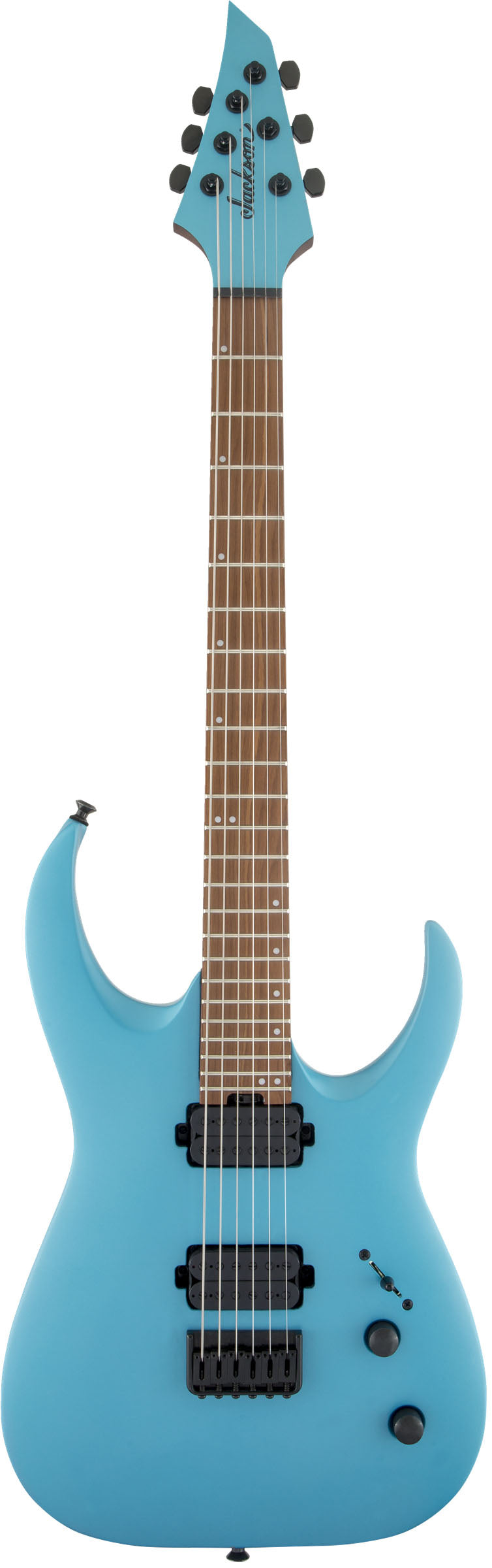 Jackson Pro Signature Misha Mansoor Juggernaut HT6 CMN Guitarra Eléctrica Matte Blue Frost 1