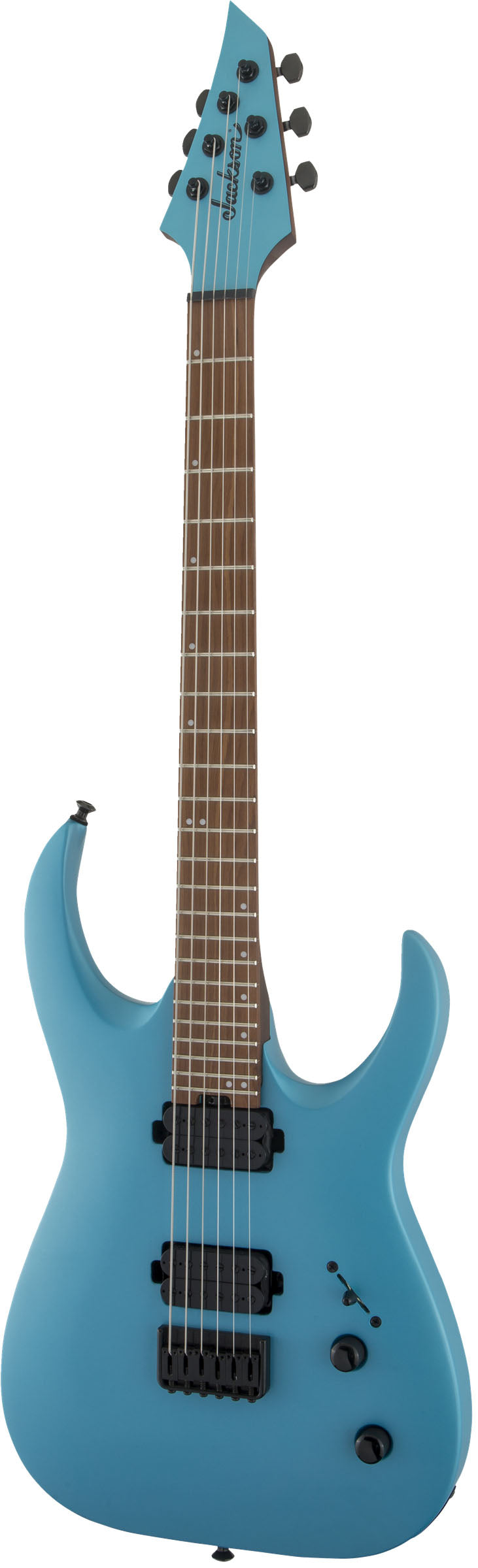 Jackson Pro Signature Misha Mansoor Juggernaut HT6 CMN Guitarra Eléctrica Matte Blue Frost 3