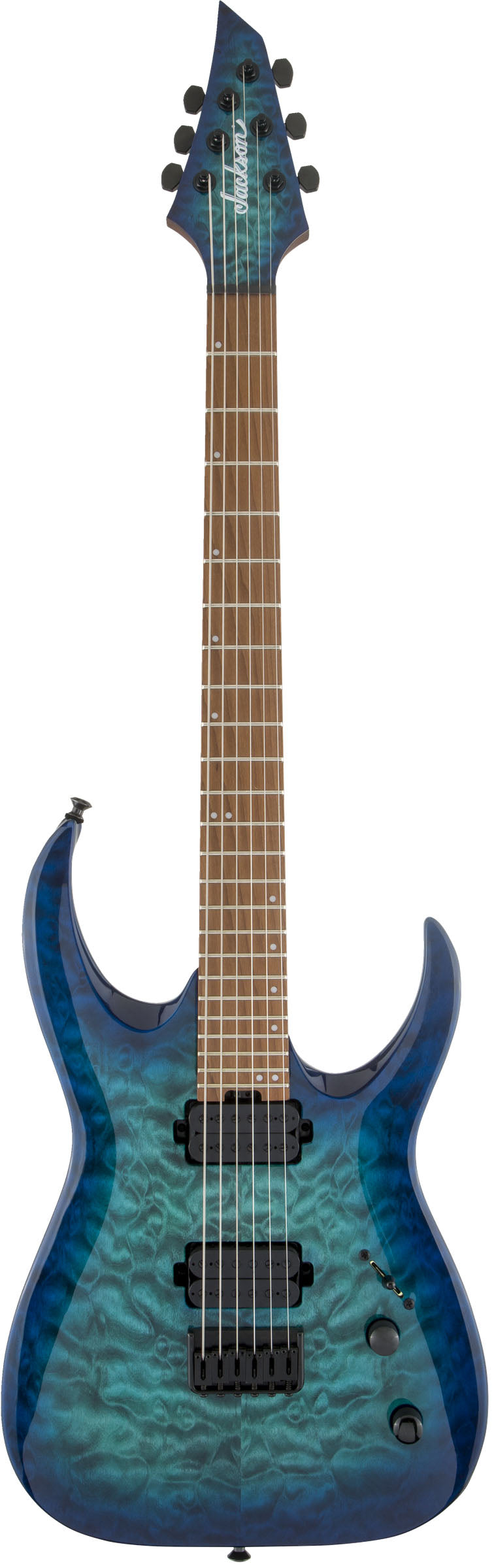 Jackson Pro Signature Misha Mansoor Juggernaut HT6QM CMN Guitarra Eléctrica Chlorine Burst 1