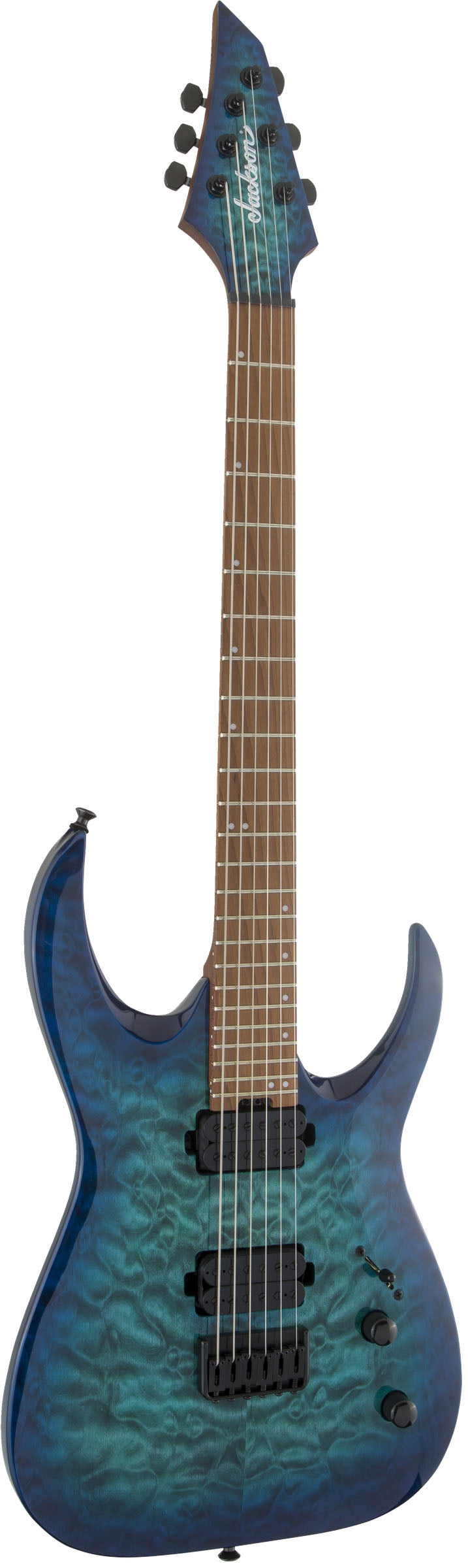 Jackson Pro Signature Misha Mansoor Juggernaut HT6QM CMN Guitarra Eléctrica Chlorine Burst 2