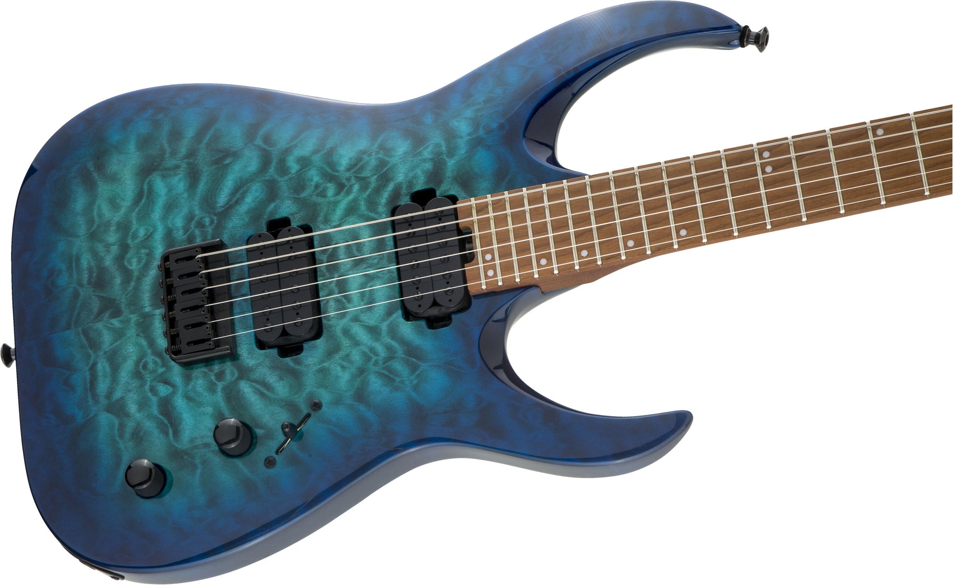 Jackson Pro Signature Misha Mansoor Juggernaut HT6QM CMN Guitarra Eléctrica Chlorine Burst 5