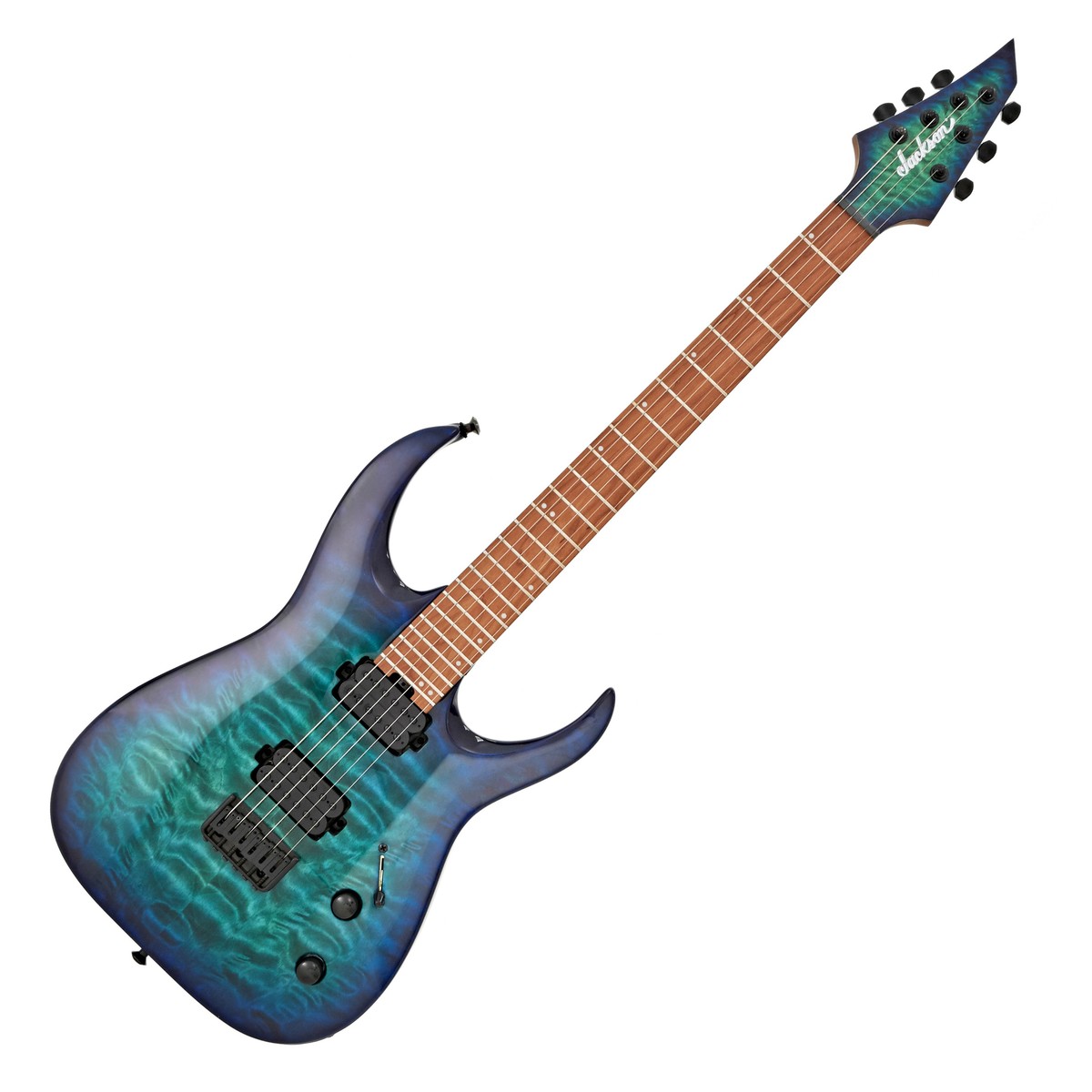 Jackson Pro Signature Misha Mansoor Juggernaut HT6QM CMN Guitarra Eléctrica Chlorine Burst 9