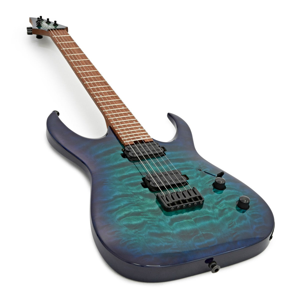 Jackson Pro Signature Misha Mansoor Juggernaut HT6QM CMN Guitarra Eléctrica Chlorine Burst 11