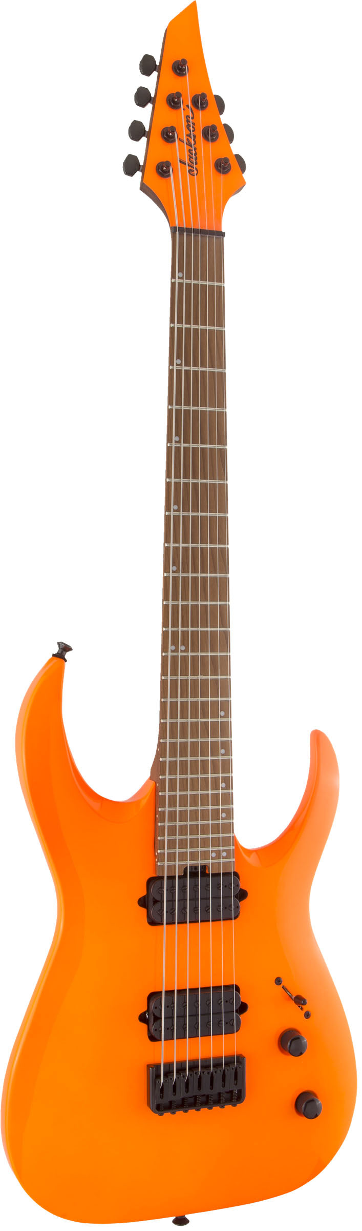 Jackson Pro Signature Misha Mansoor Juggernaut HT7 CMN Guitarra Eléctrica 7 Cuerdas Neón Orange 2