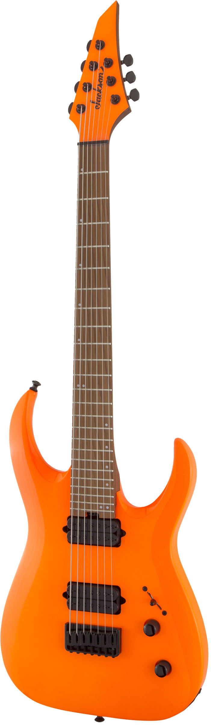 Jackson Pro Signature Misha Mansoor Juggernaut HT7 CMN Guitarra Eléctrica 7 Cuerdas Neón Orange 3