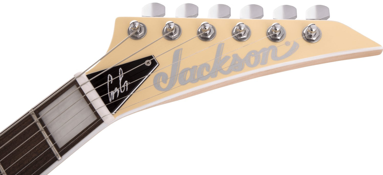 Jackson Pro Signature Gus G. Star PF Guitarra Eléctrica Ivory 8