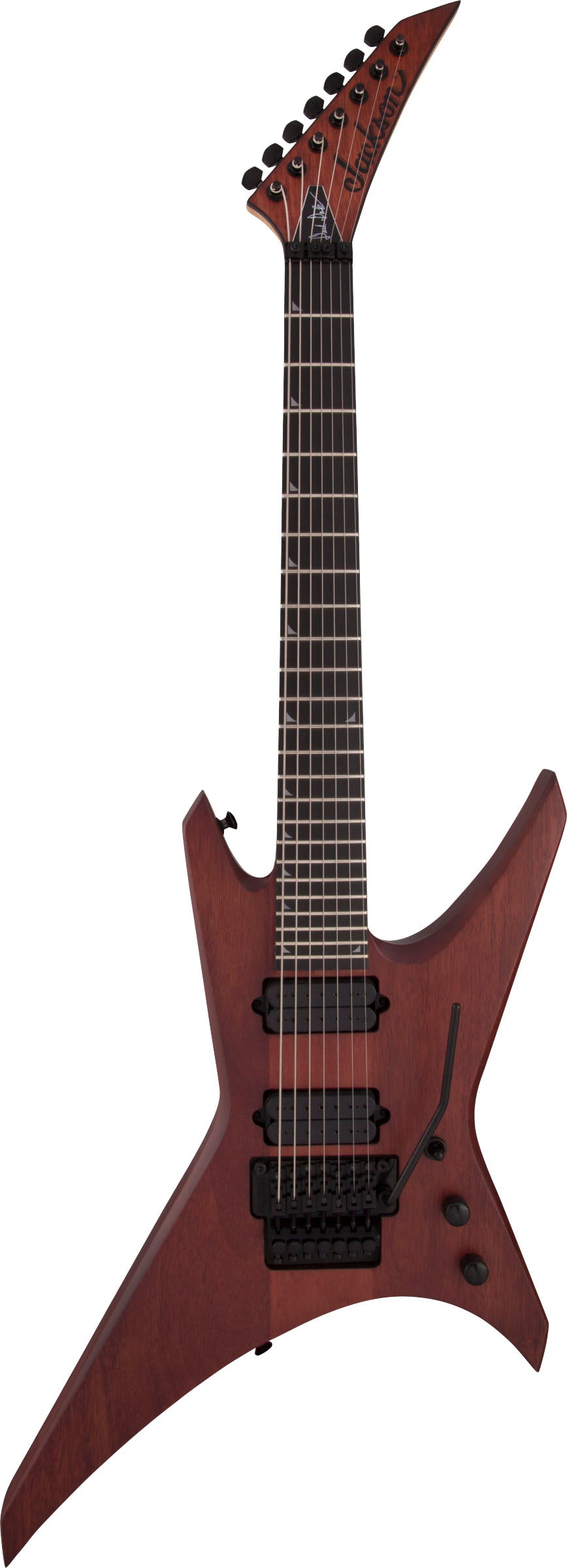 Jackson Pro Signature DAVE Davidson Warrior WR7 MAH EB Guitarra Eléctrica Walnut Stain 1