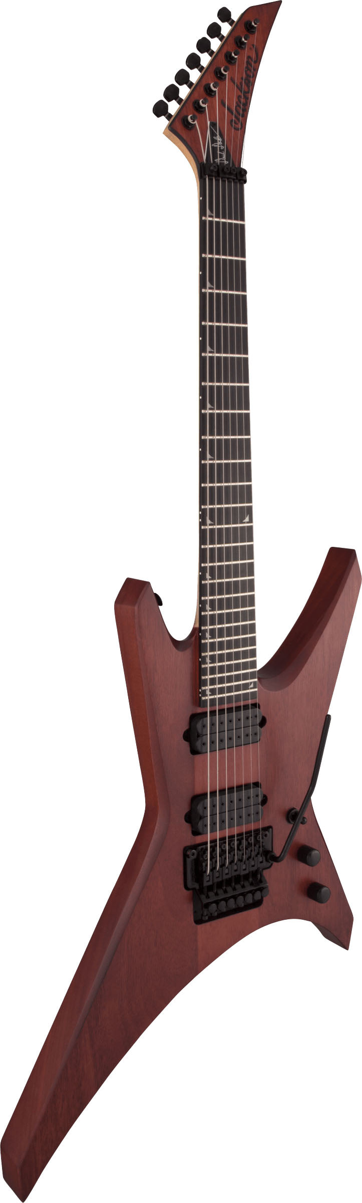 Jackson Pro Signature DAVE Davidson Warrior WR7 MAH EB Guitarra Eléctrica Walnut Stain 2