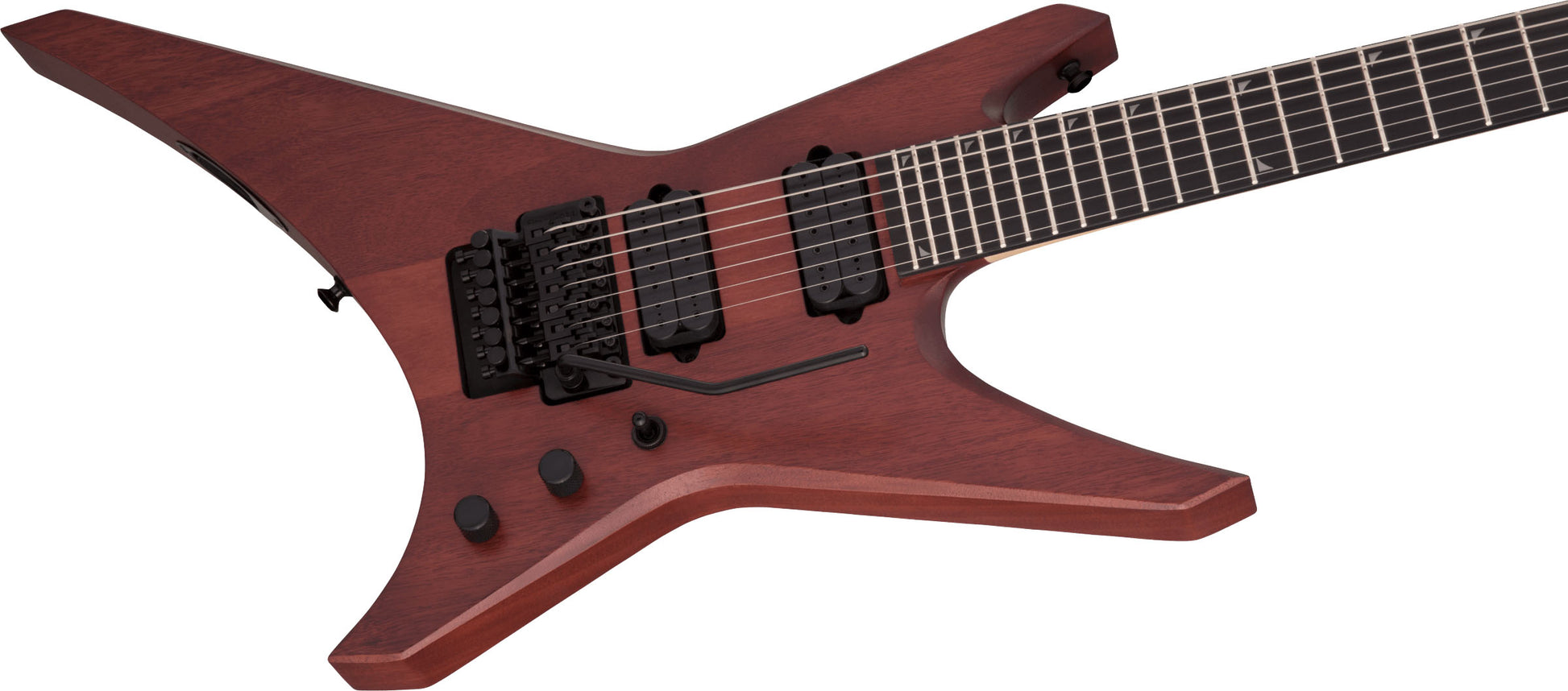 Jackson Pro Signature DAVE Davidson Warrior WR7 MAH EB Guitarra Eléctrica Walnut Stain 5