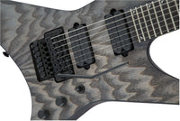 Jackson Pro Signature DAVE Davidson Warrior WR7 EB Guitarra Eléctrica Distressed Ash 6