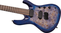 Jackson Pro Chris Broderick Soloist HT7P IL Guitarra Eléctrica 7 Cuerdas Transparent Blue 6