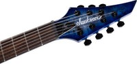 Jackson Pro Chris Broderick Soloist HT7P IL Guitarra Eléctrica 7 Cuerdas Transparent Blue 7