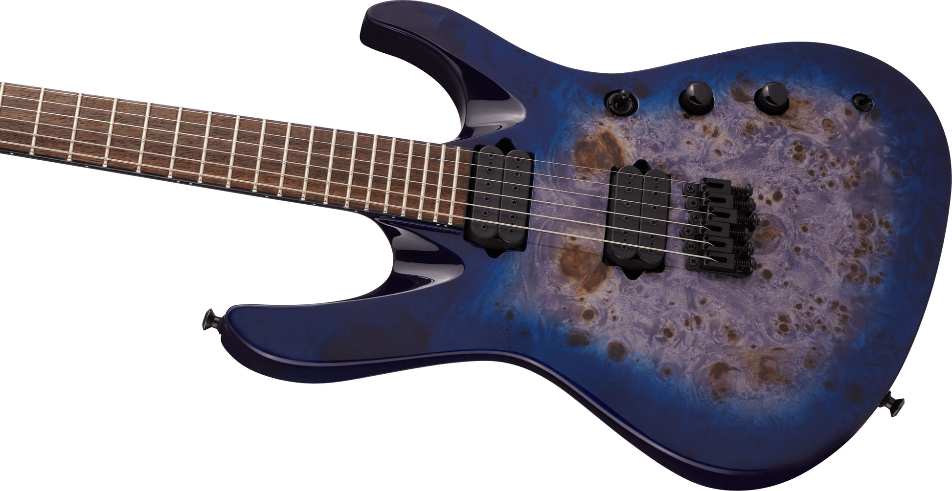 Jackson Pro Signature Chris Broderick Soloist HT6P IL Guitarra Eléctrica Transparent Blue 6