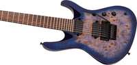 Jackson Pro Chris Broderick Soloist 7P IL Guitarra Eléctrica 7 Cuerdas Transparent Blue 5