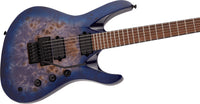 Jackson Pro Signature Chris Broderick Soloist 6P IL Guitarra Eléctrica Transparent Blue 5