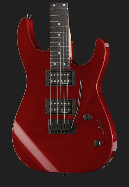 Jackson JS Dinky JS12 AM Guitarra Eléctrica Metallic Red 9