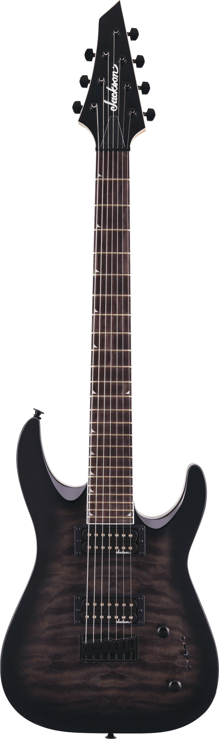 Jackson JS22Q-7 DKA JS Dinky Arch Top HT AM Guitarra Eléctrica 7 Cuerdas Transparent Black Burst 1