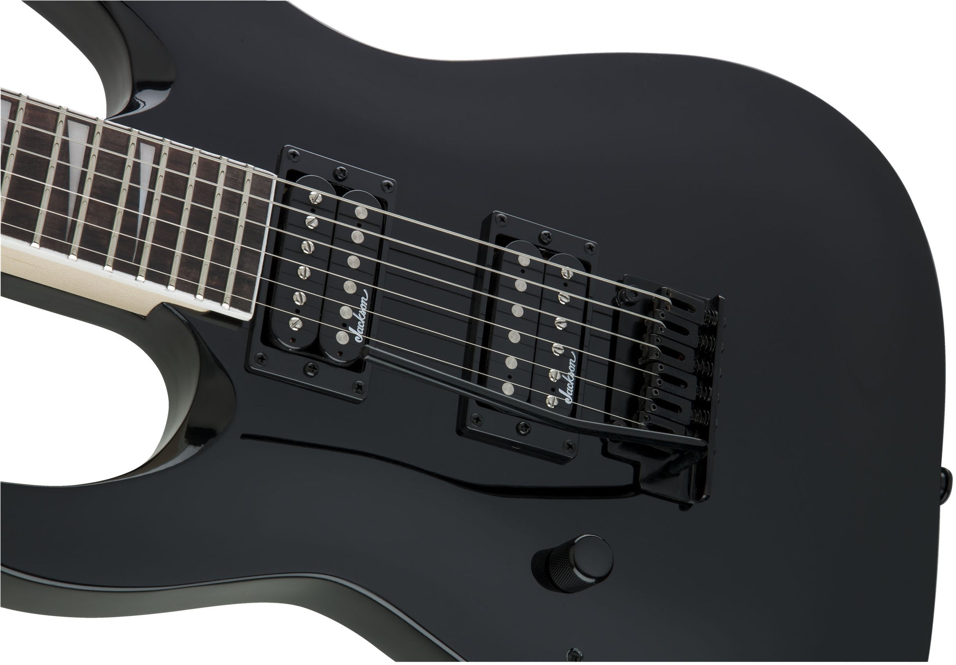 Jackson JS22 DKA LH JS Dinky Arch Top AM Guitarra Eléctrica para Zurdos Gloss Black 6