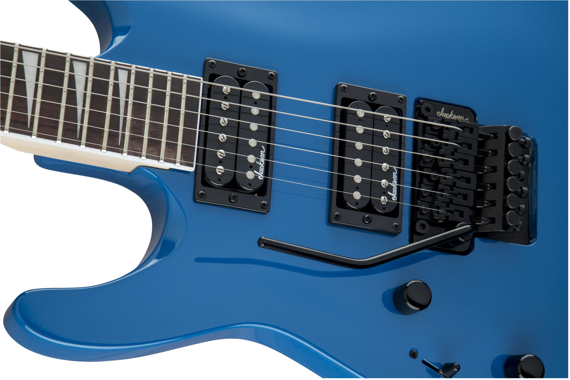 Jackson JS Dinky Arch Top JS32 DKA LH AM Guitarra Eléctrica para Zurdos Bright Blue 6