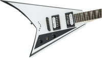 Jackson JS Rhoads JS32T AM Guitarra Eléctrica White with Black Bevels 5