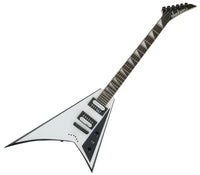 Jackson JS Rhoads JS32T AM Guitarra Eléctrica White with Black Bevels 9