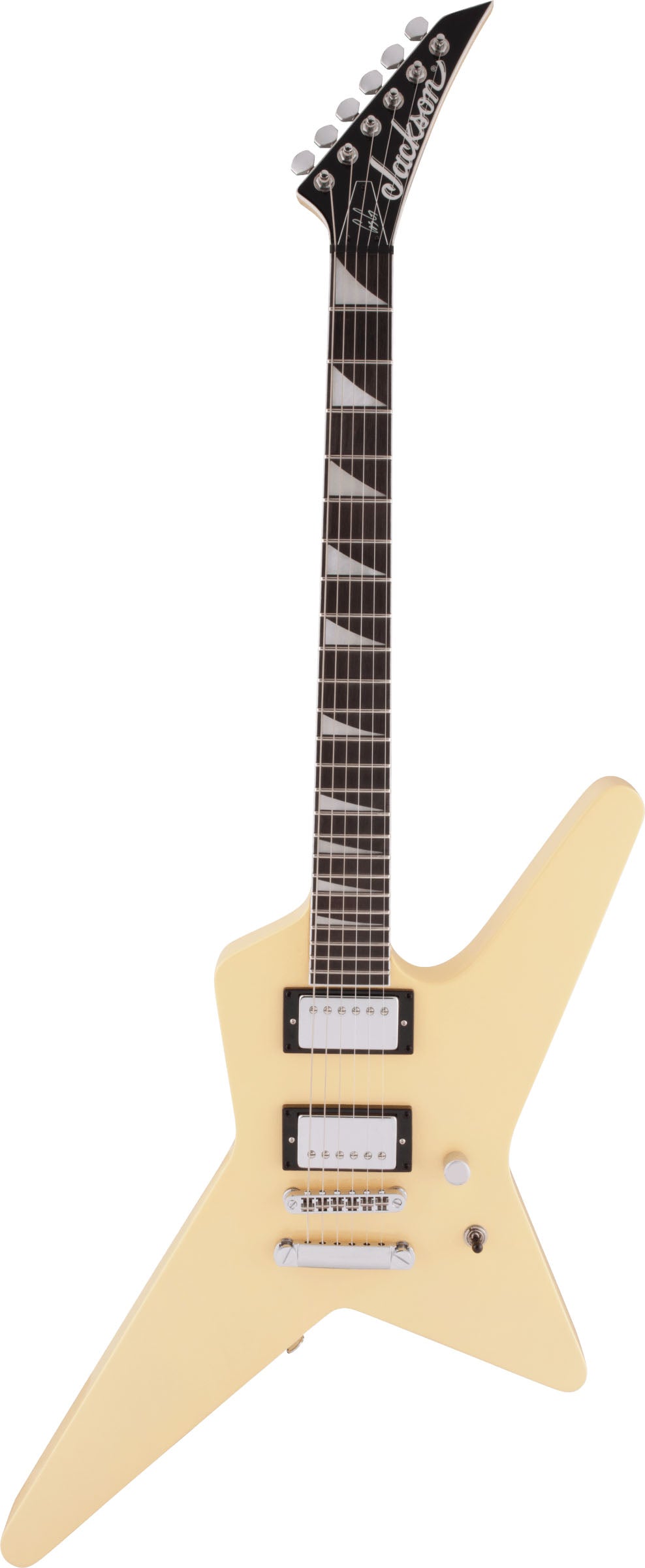 Jackson JS Signature Gus G. Star JS32T AM Guitarra Eléctrica Ivory 1