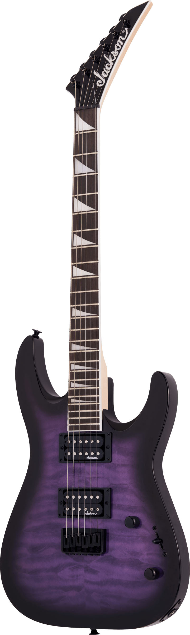 Jackson JS Dinky Arch Top JS32Q DKA HT AM Guitarra Eléctrica Transparent Purple Burst 3