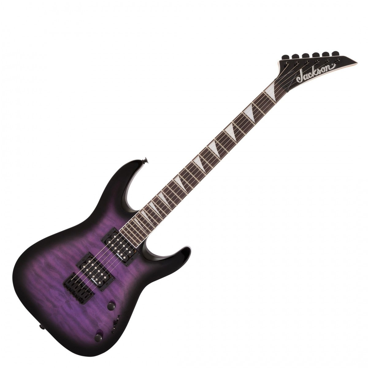 Jackson JS Dinky Arch Top JS32Q DKA HT AM Guitarra Eléctrica Transparent Purple Burst 9