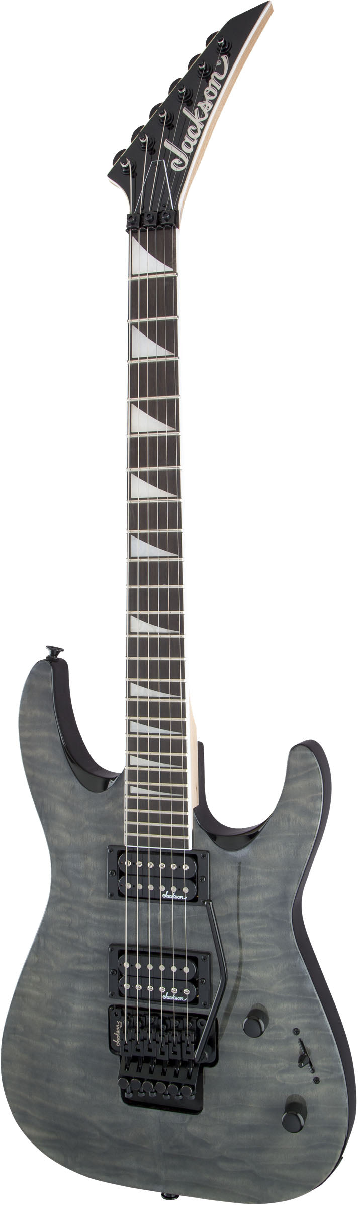 Jackson JS Dinky Arch Top JS32Q DKA AM Guitarra Eléctrica Transparent Black 4