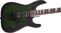 Jackson JS Dinky Arch Top JS32Q DKA AM Guitarra Eléctrica Transparent Green Burst 5