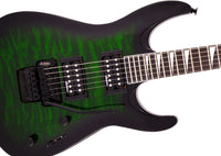 Jackson JS Dinky Arch Top JS32Q DKA AM Guitarra Eléctrica Transparent Green Burst 6