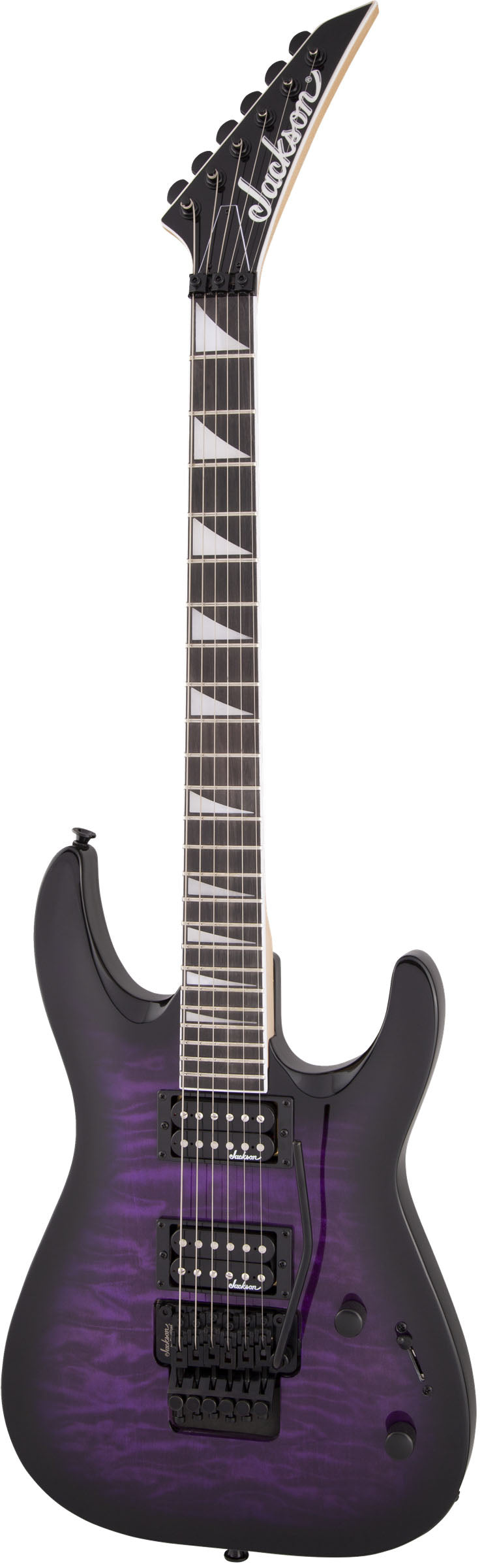 Jackson JS Dinky Arch Top JS32Q DKA AM Guitarra Eléctrica Transparent Purple Burst 3