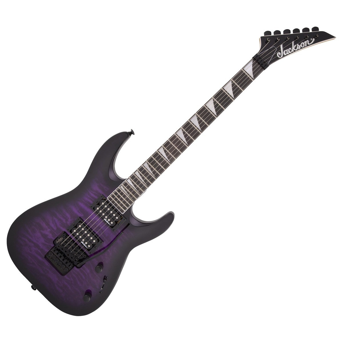 Jackson JS Dinky Arch Top JS32Q DKA AM Guitarra Eléctrica Transparent Purple Burst 10