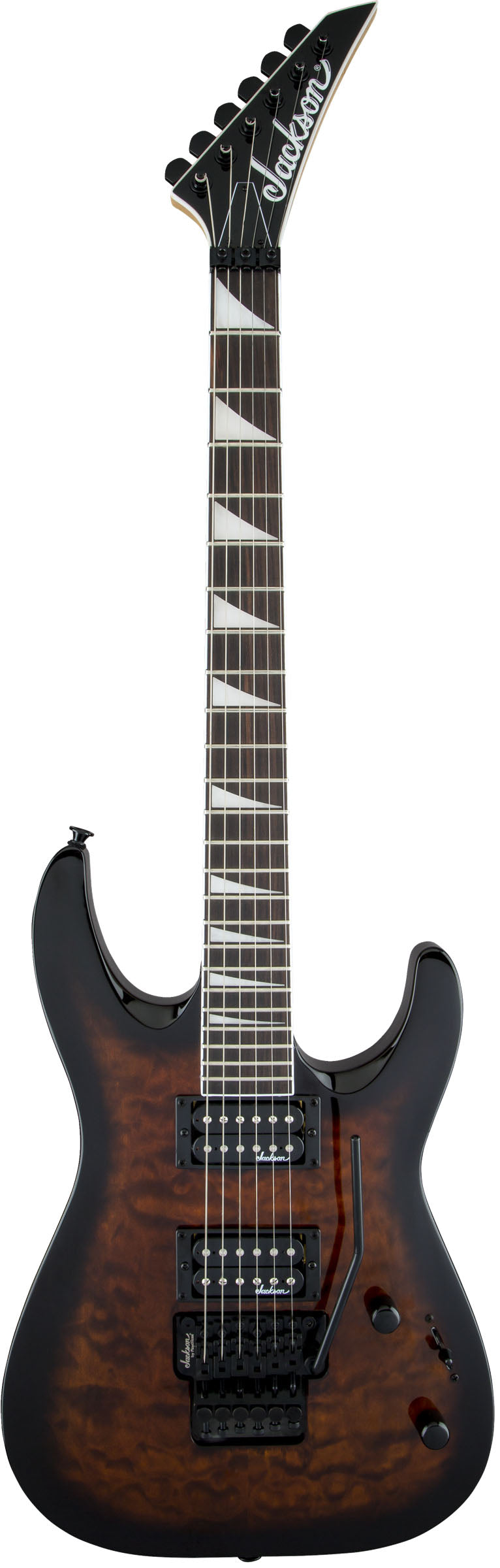 Jackson JS Dinky Arch Top JS32Q DKA AM Guitarra Eléctrica Dark Sunburst 1