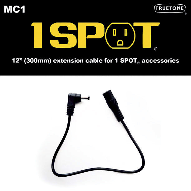 Truetone 1-Plug Cable Extensión 30cm para Alimentador 1Spot 1