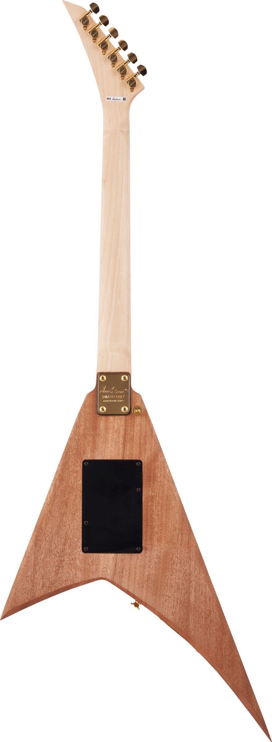 Jackson JS Rhoads MAH JS32 AM Guitarra Eléctrica Natural 4