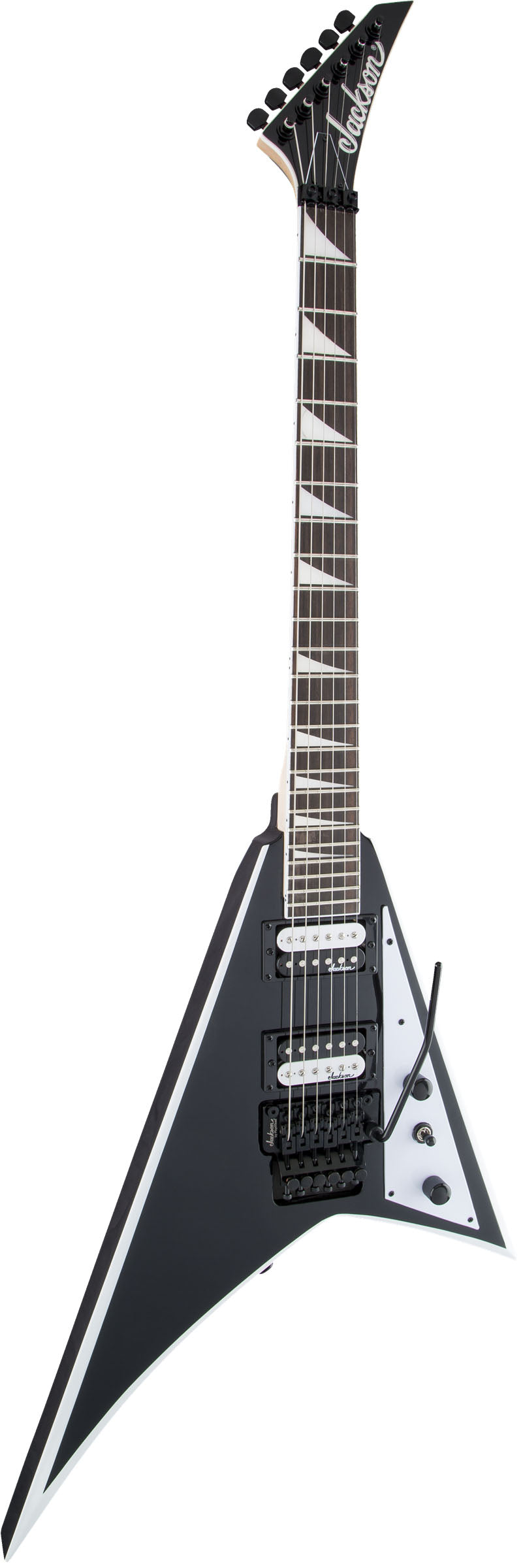 Jackson JS Rhoads JS32 AM Guitarra Eléctrica Black with White Bevels 2