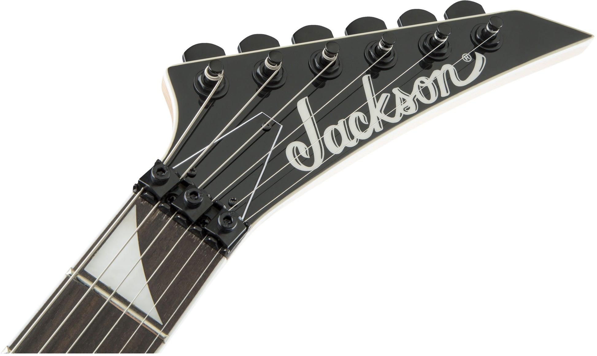 Jackson JS Rhoads JS32 AM Guitarra Eléctrica Black with White Bevels 7