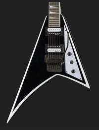 Jackson JS Rhoads JS32 AM Guitarra Eléctrica Black with White Bevels 12