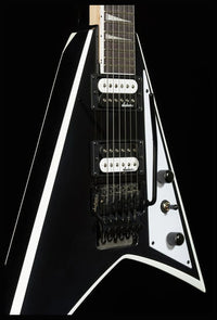 Jackson JS Rhoads JS32 AM Guitarra Eléctrica Black with White Bevels 16